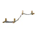 MURI - cat hammock with a slope